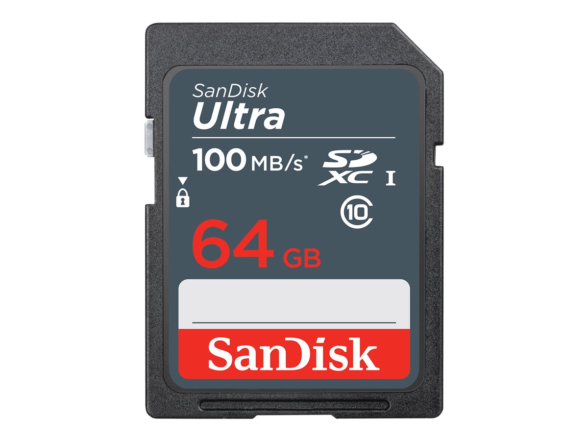 Sandisk Ultra SDXC 64GB 100MB/s Class10 UHS-I SDSDUNR-064G-GN3IN