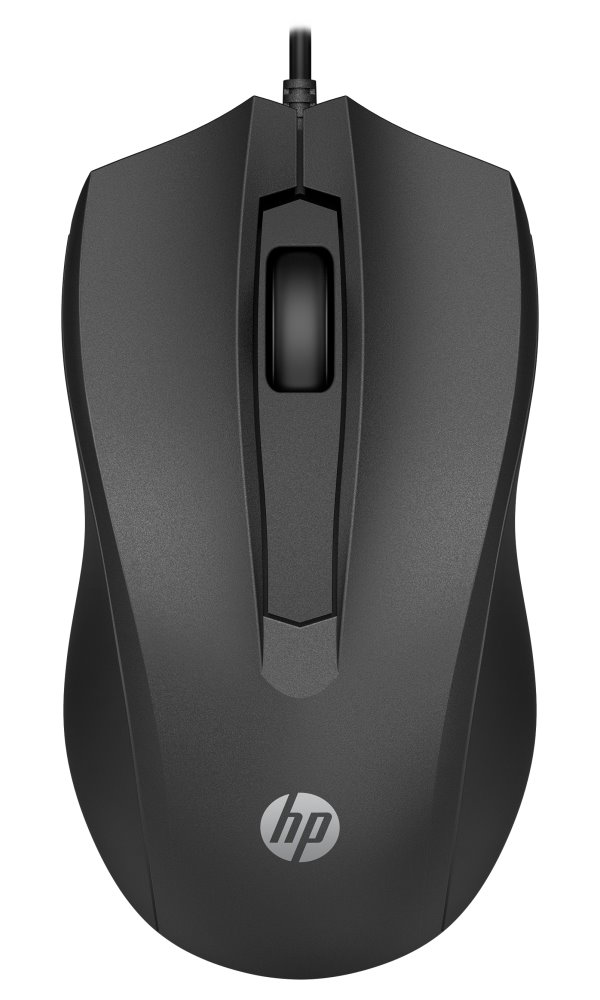 HP myš 100 USB černá 6VY96AA