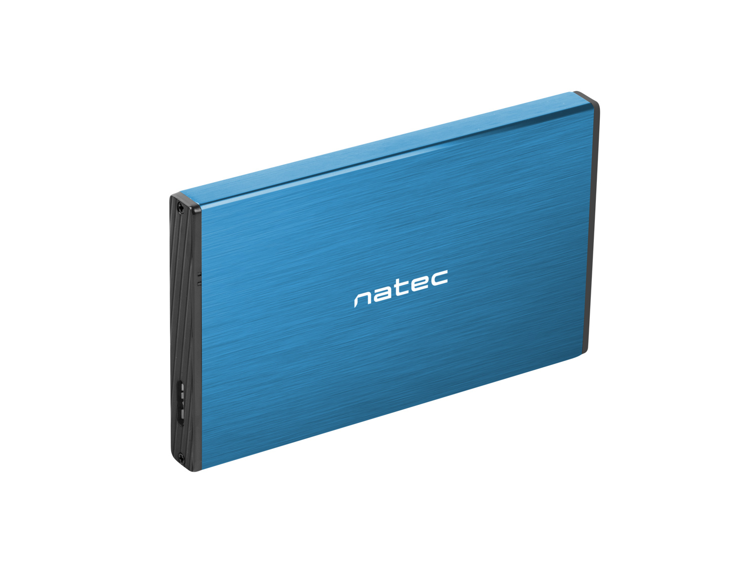 Natec Externí box pro HDD 2,5" USB 3.0 Rhino Go, modrý, hliníkové tělo NKZ-1280