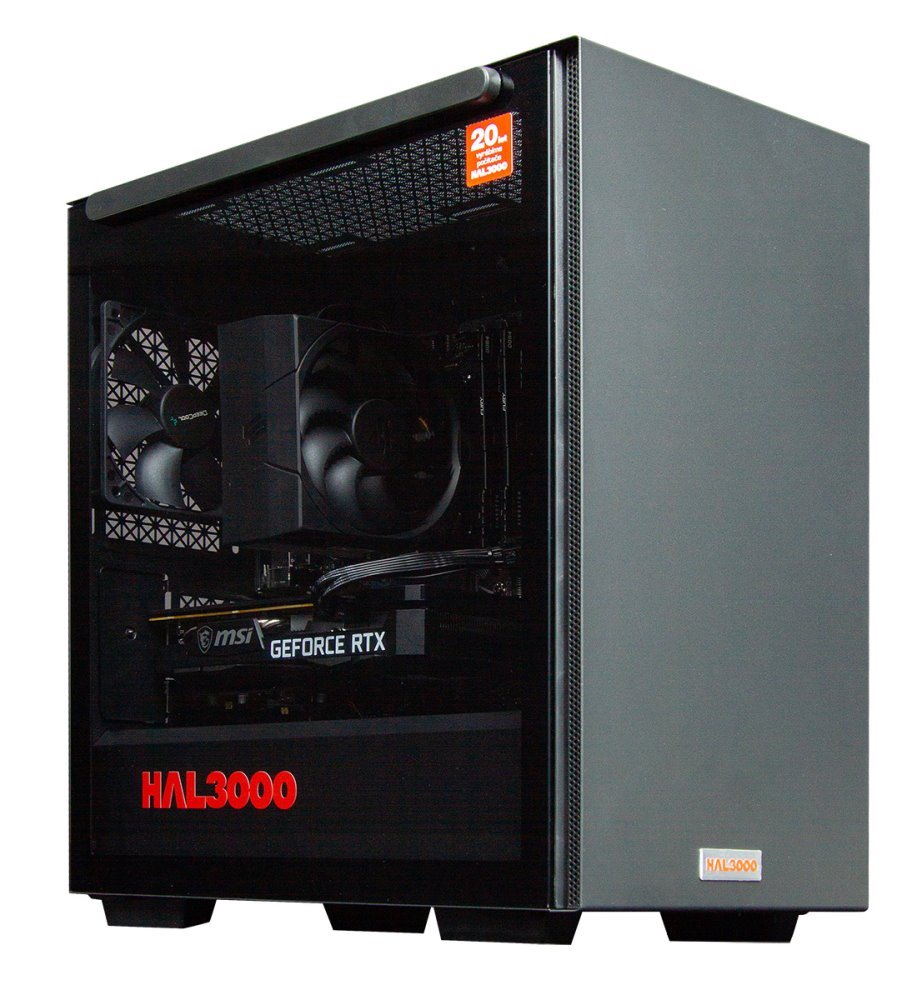 Hal3000 Online Gamer, AMD Ryzen 5 7600, 32GB DDR5, RTX 4070, 1TB PCIe SSD, WiFi, W11 PCHS2651
