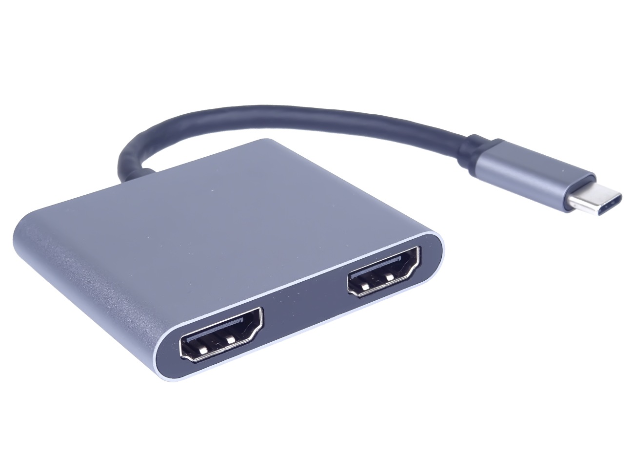 Premiumcord MST adaptér USB-C na 2x HDMI, USB3.0, PD, rozlišení 4K a FULL HD 1080p KU31HDMI13