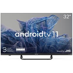 Kivi 32'' FHD Android TV 11, Black,1920x1080,60Hz,Sound by JVC,2x8W,27kWh/1000h,BT5.1,HDMI ports 3 32F750NB