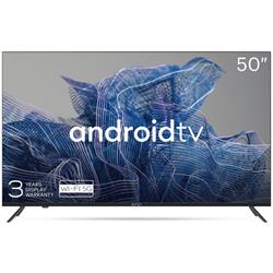 Kivi 50'' UHD Google Android TV, Black, 3840x2160, 60 Hz, , 2x10W, 70 kWh/1000h , BT5, HDMI ports 4 50U740NB