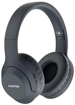 Canyon headset BTHS-3, USB-C, BT V5.1 JL6956, baterie 300mAh až 15h, 20Hz-20KHz, šedá CNS-CBTHS3DG