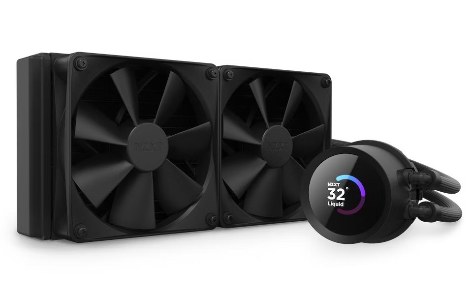 Nzxt vodní chladič Kraken 240, 2x120mm fan/ 4-pin PWM/ LCD disp./ 6 let RL-KN240-B1