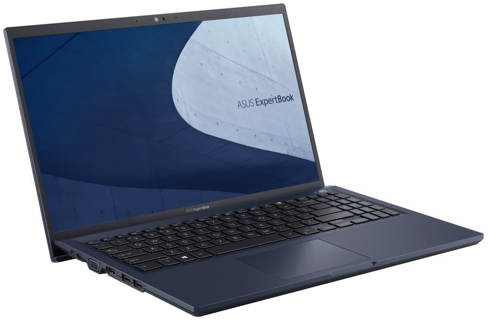 Notebooky - Asus ExpertBook B1, i3-1215U/ 8GB DDR4/ 256GB SSD/ Intel UHD/ 15,6" FHD,matný/ bez OS/ černý B1500CBA-BQ1143
