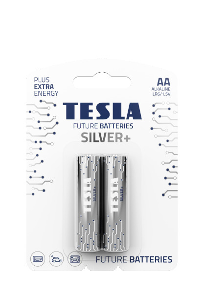 Tesla - baterie AA SILVER+, 2ks, LR06 13060220