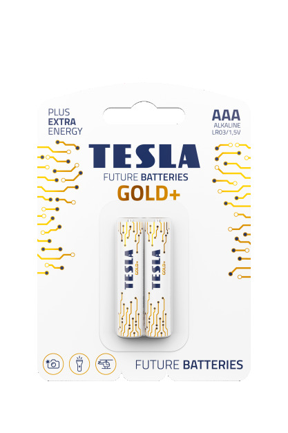 Tesla - baterie AAA GOLD+, 2ks, LR03 12030220