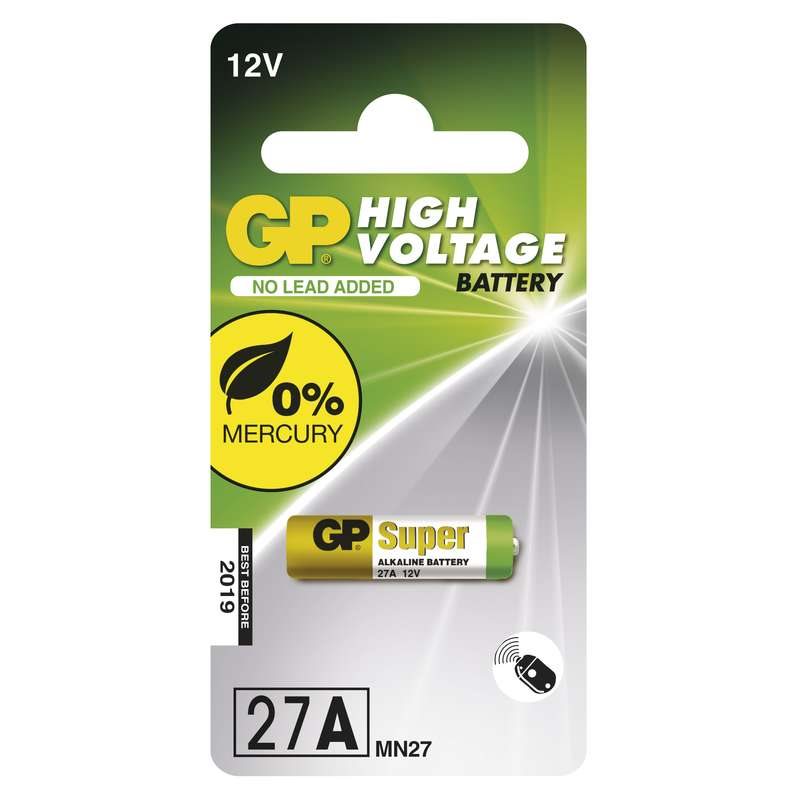 GP alkalická baterie 12V 27A 1ks blistr 1021002711