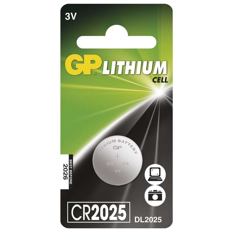GP lithiová baterie 3V CR2025 1ks blistr 1042202511