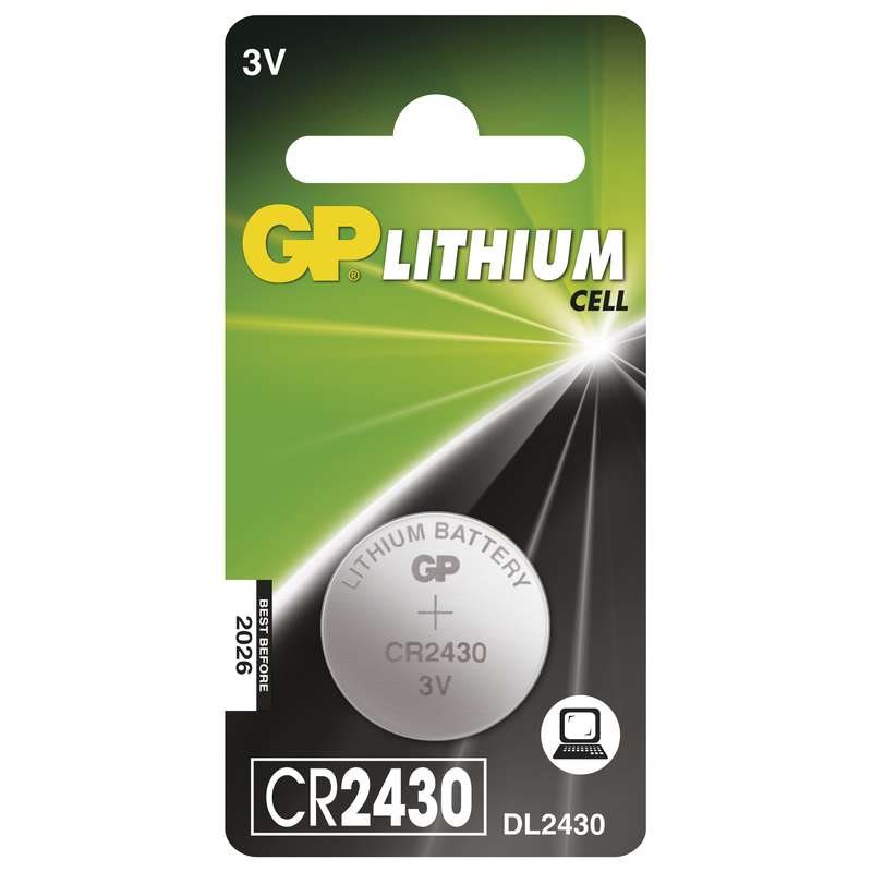 GP lithiová baterie 3V CR2430 1ks blistr 1042243011