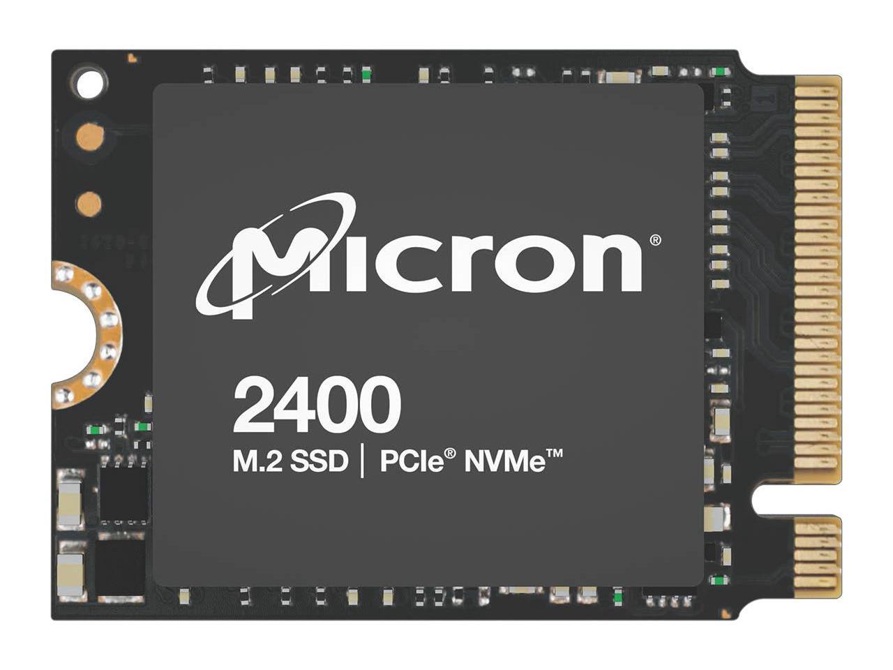 Crucial Micron 2400 512GB NVMe M.2 (22x30mm) Non-SED MTFDKBK512QFM-1BD1AABYYR