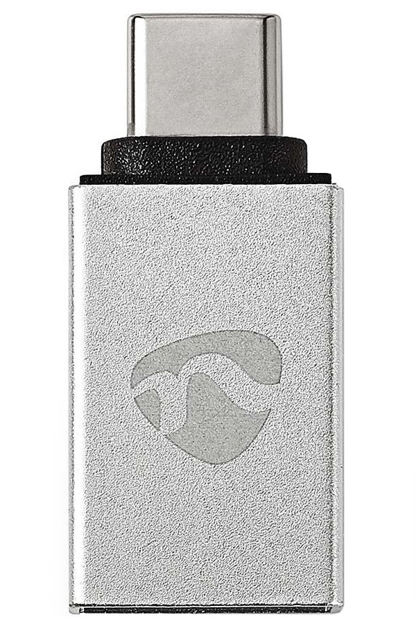Nedis PROFIGOLD USB-C/USB 3.2 Gen 1 adaptér, USB-C zástrčka - USB-A zásuvka, hliník, stříbrný, BOX CCTB60915AL