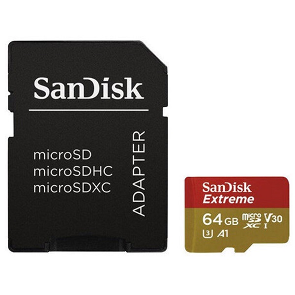 Sandisk Extreme microSDXC 64GB 170MB/s + adaptér SDSQXAH-064G-GN6AA