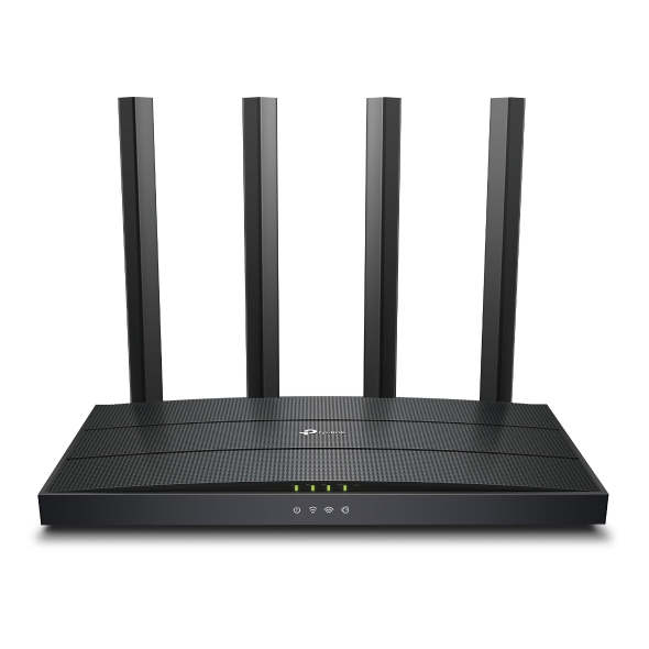 TP-Link AX1500, Dual-Band Wi-Fi 6 Router 300Mbps at 2.4GHz+1201Mbps at 5GHz 4x Antennas 1GHz Dual Core CPU 1x Gigabit WAN Port ARCHER AX12