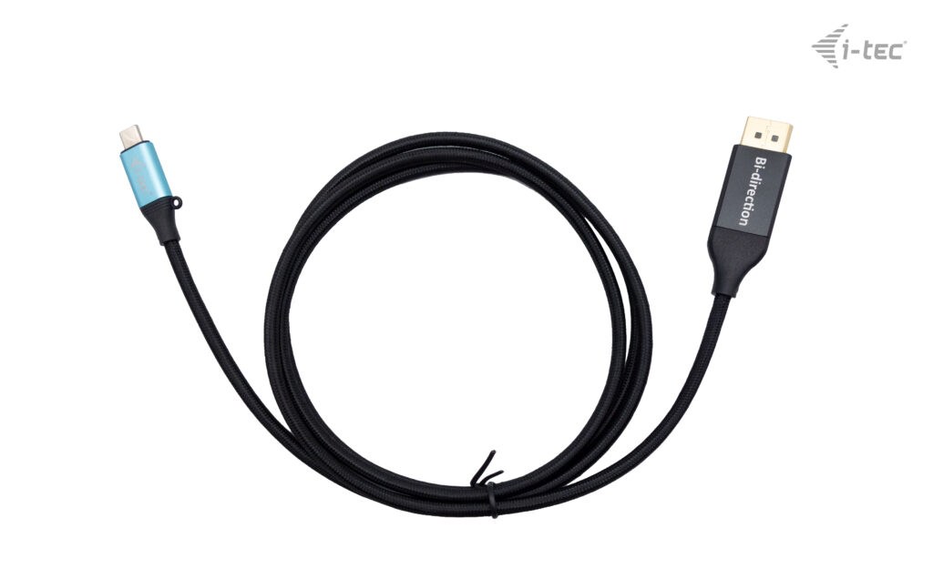 I-Tec USB-C DisplayPort Bi-Directional Cable Adapter 8K/30Hz 150cm C31CBLDP8KBIDIR