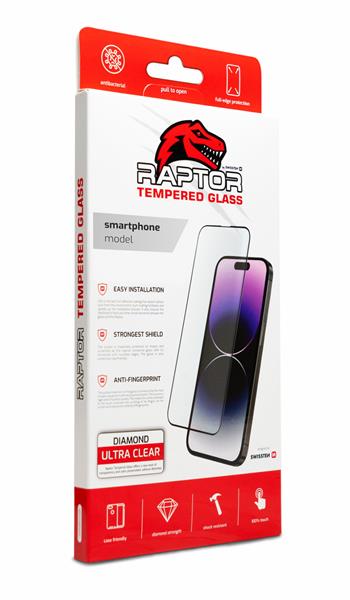 Swissten RAPTOR DIAMOND ULTRA CLEAR 3D TEMPEROVANÉ SKLO SAMSUNG S916 GALAXY S23 PLUS ČERNÉ 84501752