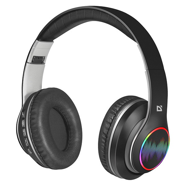 Defender FreeMotion B545, sluchátka s mikrofonem, ovládání hlasitosti, černá,2.0,uzavřená,podsvícení 63545