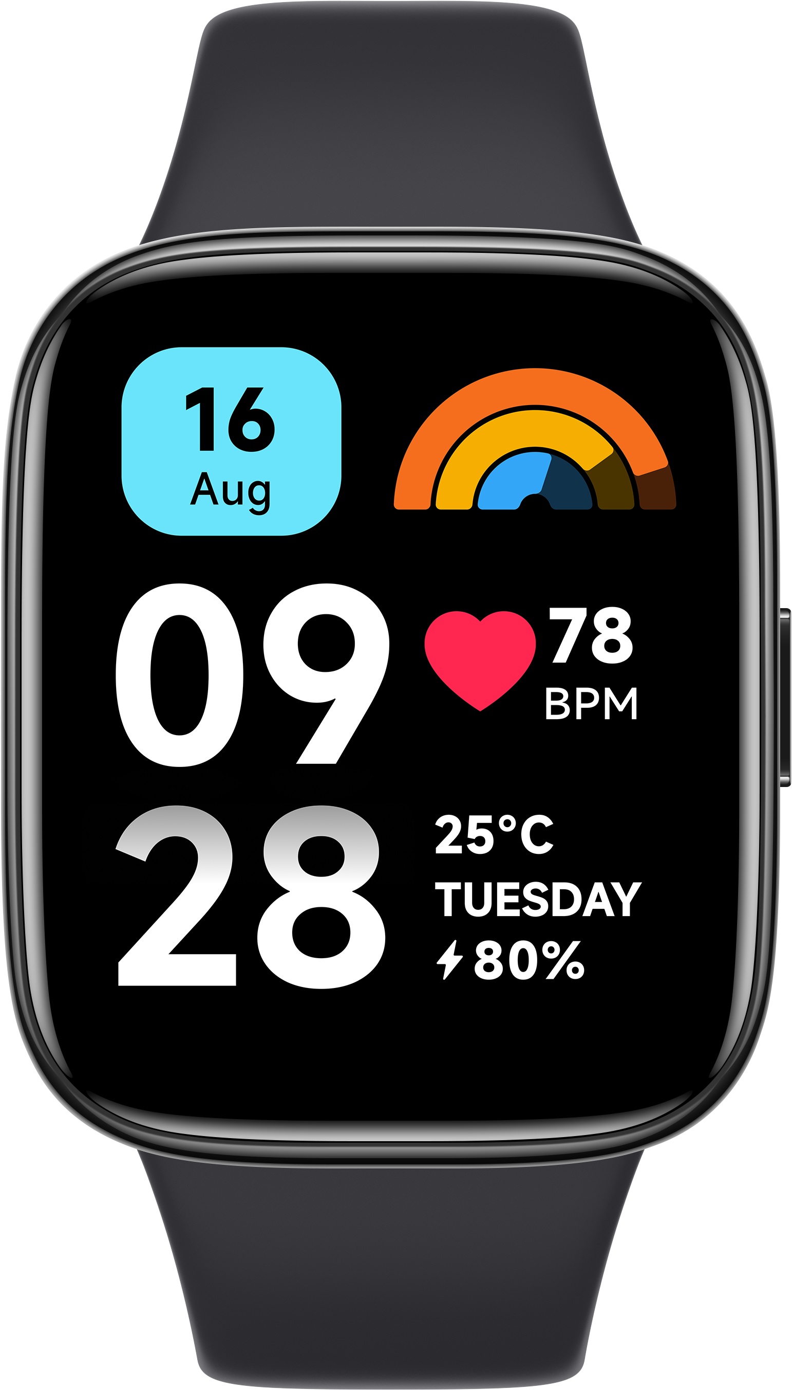 Xiaomi Redmi Watch 3 Active, Black/Sport Band/Black 47254