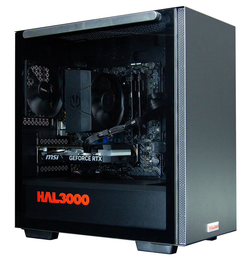 Hal3000 Online Gamer, AMD Ryzen 5 5600, 16GB, RTX 4060, 1TB PCIe SSD, WiFi, W11 PCHS2653