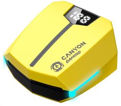 Canyon herní TWS Doublebee GTWS-2, BT s mikrofonem, žlutá CND-GTWS2Y