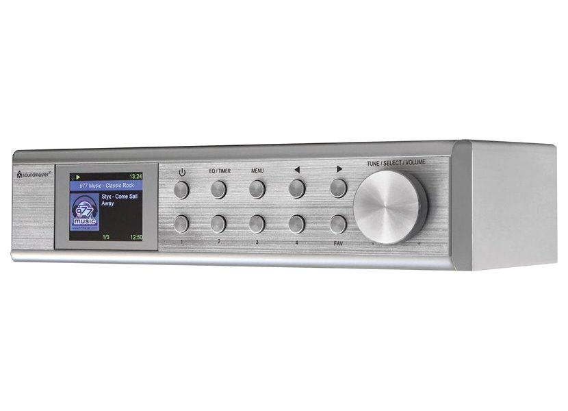 Soundmaster ICD1500SI kuchyňské rádio DAB+, FM/ BT/ 2"LCD/ Wi-Fi/ Stříbrné IR1500SI