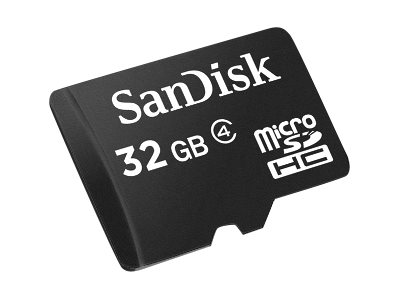 Sandisk 32GB microSDHC Class 4 Memory Card SDSDQM-032G-B35A