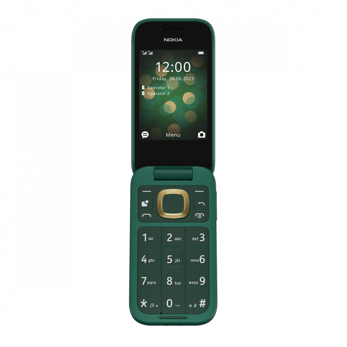 Nokia 2660 Flip, Dual SIM Lush Green 1GF011EPJ1A05