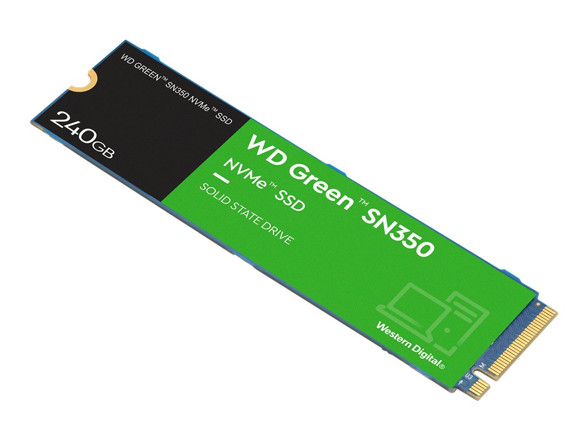 WD SSD 250GB Green SN350, NVMe WDS250G2G0C