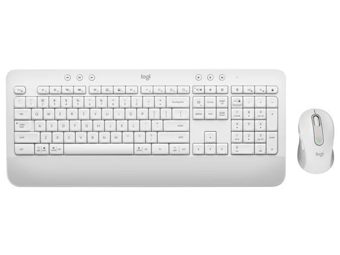 Logitech Set klávesnice a myš Signature MK650, CZ-SK, bílá/šedá 920-011034
