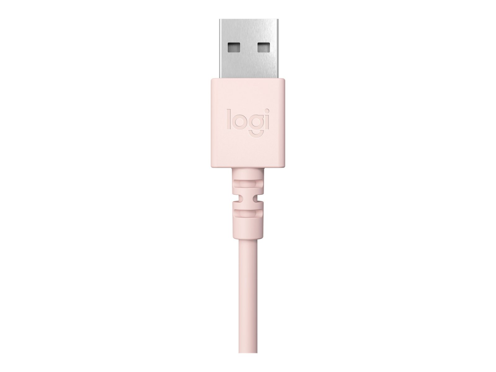 Logitech Headset H390, drátový, USB, růžová 981-001281
