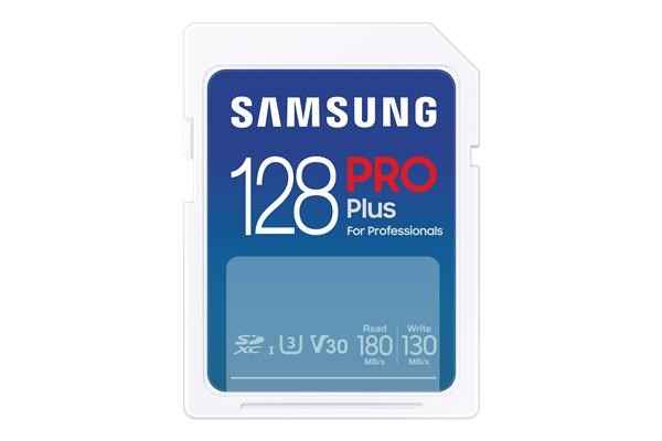 Samsung/SDXC/128GB, 180MBps/USB 3.0/USB-A/Class 10/+ Adaptér/Modrá MB-SD128SB/WW