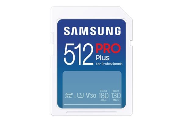 Samsung/SDXC/512GB, 180MBps/USB 3.0/USB-A/Class 10/+ Adaptér/Modrá MB-SD512SB/WW
