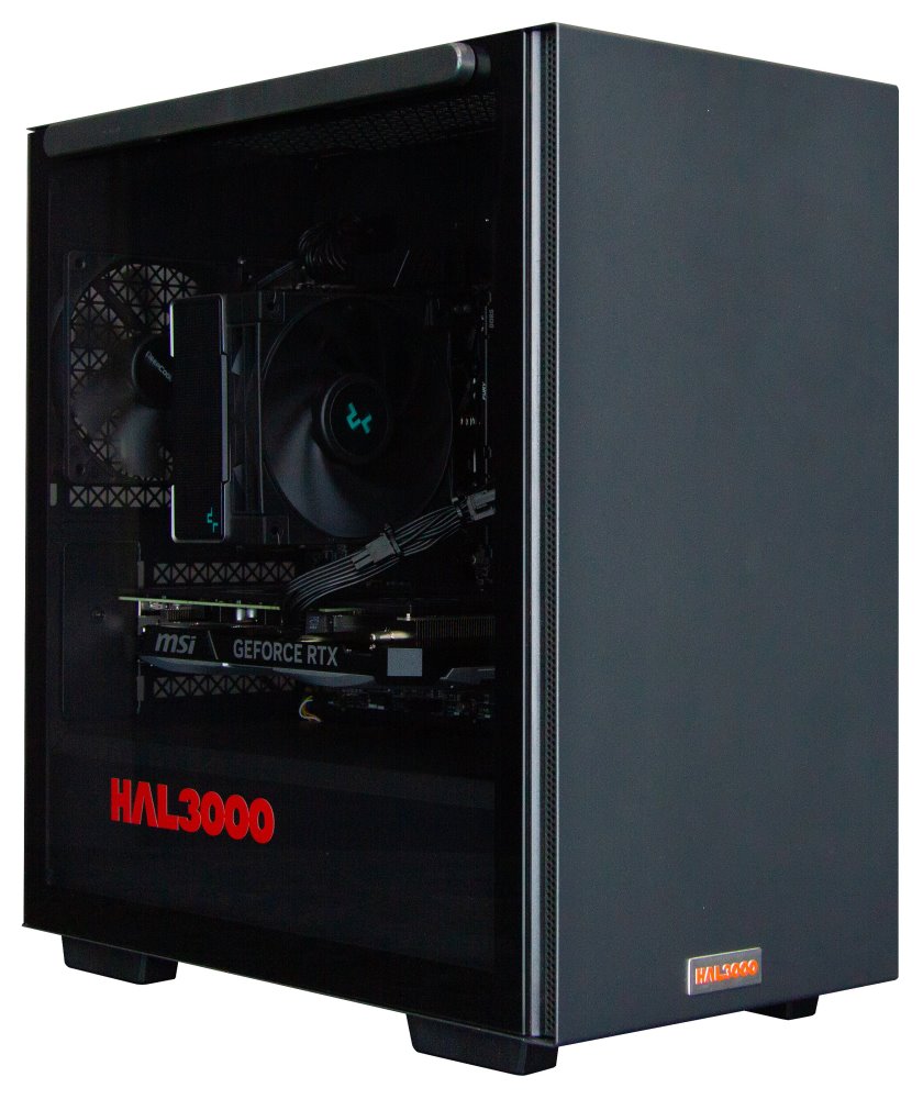 Hal3000 Online Gamer, AMD Ryzen 5 7500F, 32GB DDR5, RTX 4070, 1TB PCIe Gen4 SSD, WiFi, W11 PCHS2657