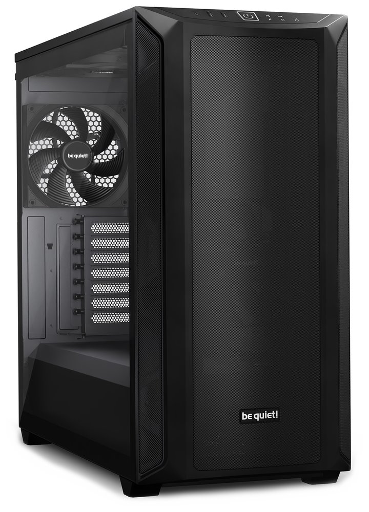 Be quiet! SHADOW BASE 800, 3x140 mm fan, USB-C, 2xUSB 3.0, tvrzené sklo/ černá BGW60