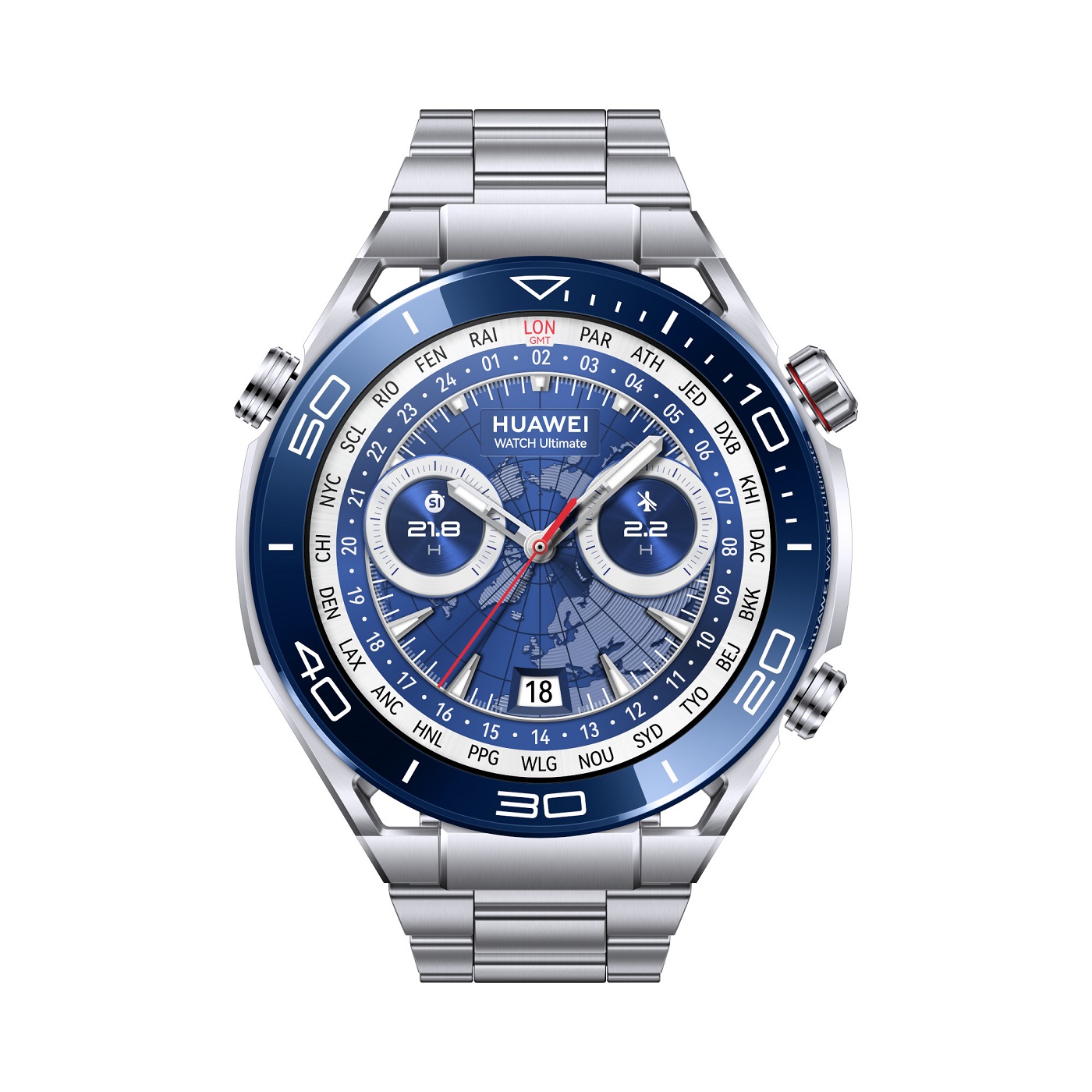 Huawei Watch Ultimate, Silver/Elegant Band/Titanium COLOMBO-B29