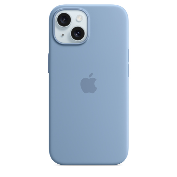 Apple iPhone 15 Plus Silicone Case with MagSafe - Winter Blue MT193ZM/A
