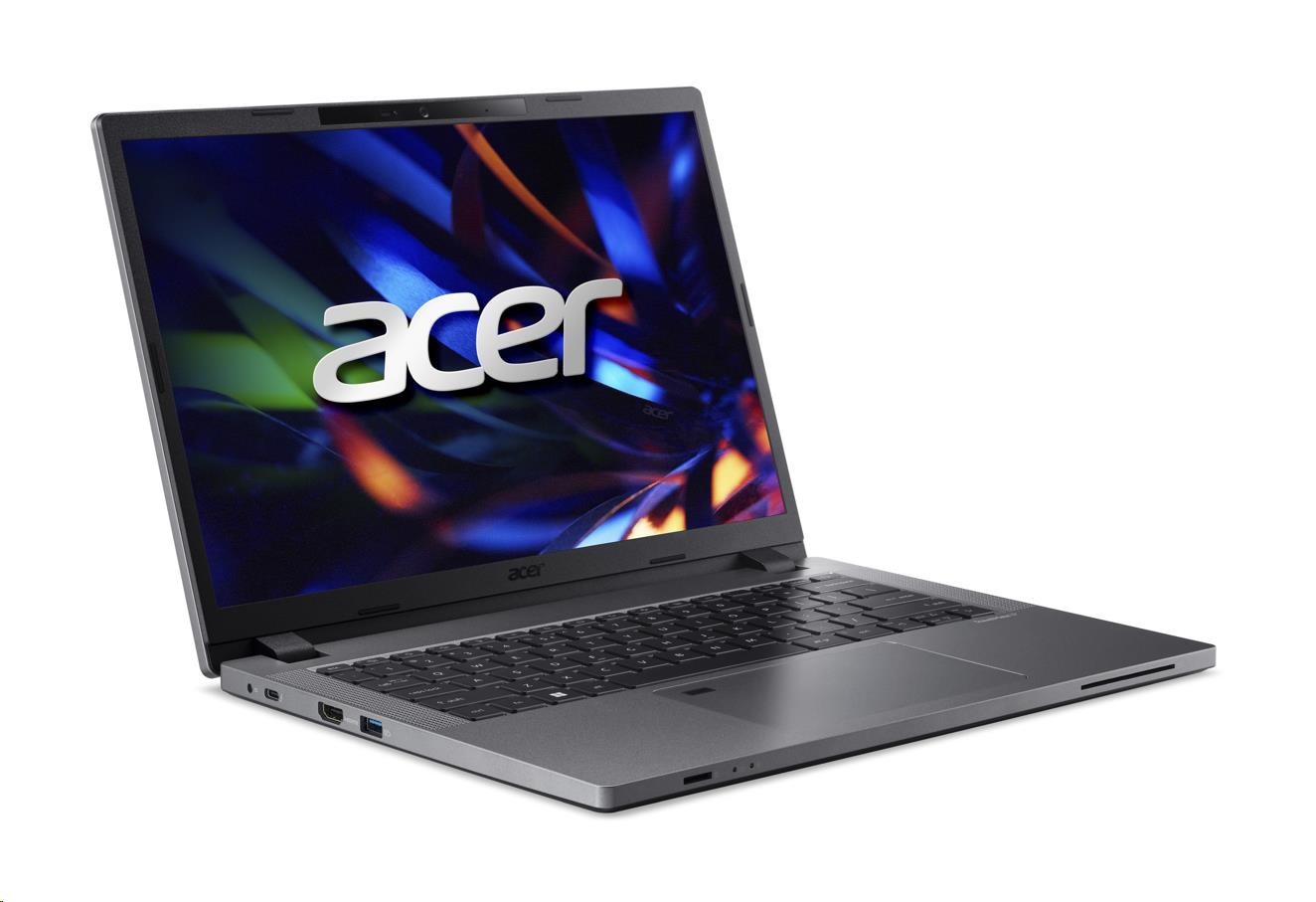 Acer TravelMate P2 14 (TMP214-55-TCO-35RJ) i3-1315U/8GB/512GB SSD/14" WUXGA IPS/Win11 Pro/šedá NX.B0ZEC.001