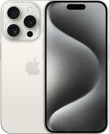 Apple iPhone 15 Pro, 256GB/ White Titan MTV43SX/A