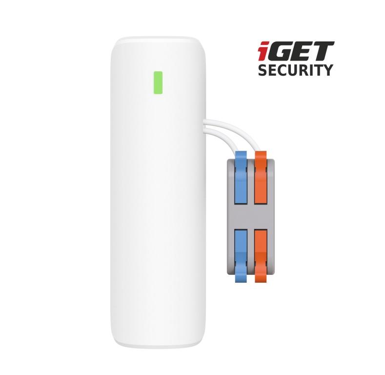 iGET SECURITY EP28 SECURITY - přemostění kabelových senzorů pro alarm M5, výdrž batt. až 5 let 75020628