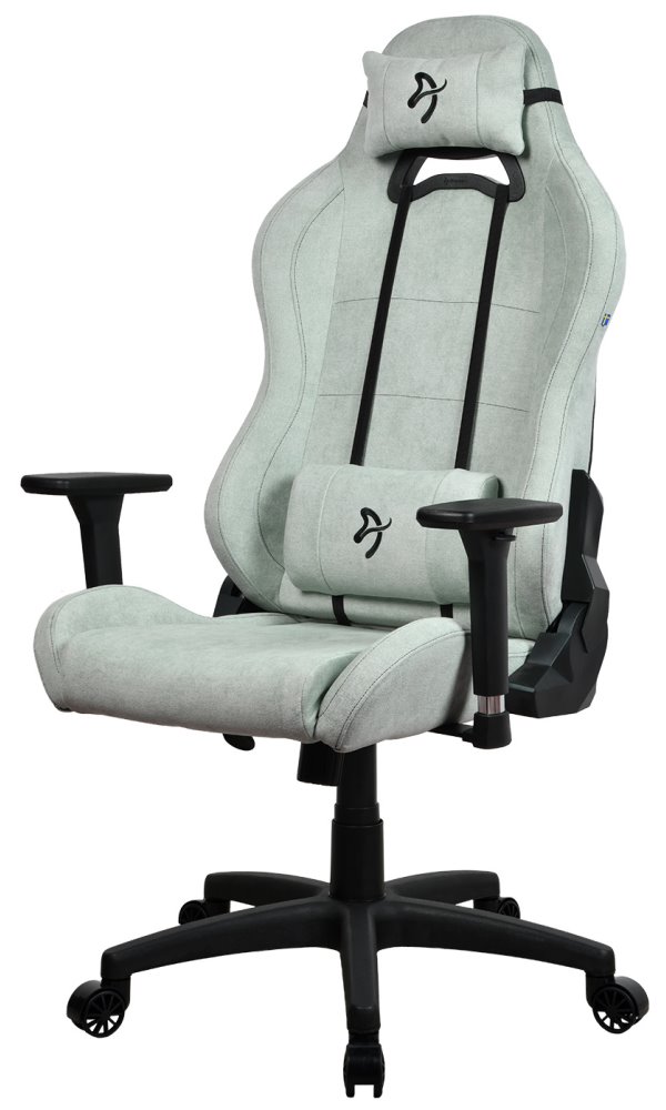 Arozzi herní židle TORRETTA Soft Fabric v2, látkový povrch/ perlově zelená TORRETTA-SFB-PGN