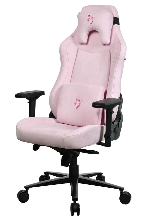 Arozzi herní židle VERNAZZA Supersoft Fabric Pink, látkový povrch/ růžová VERNAZZA-SPSF-PNK