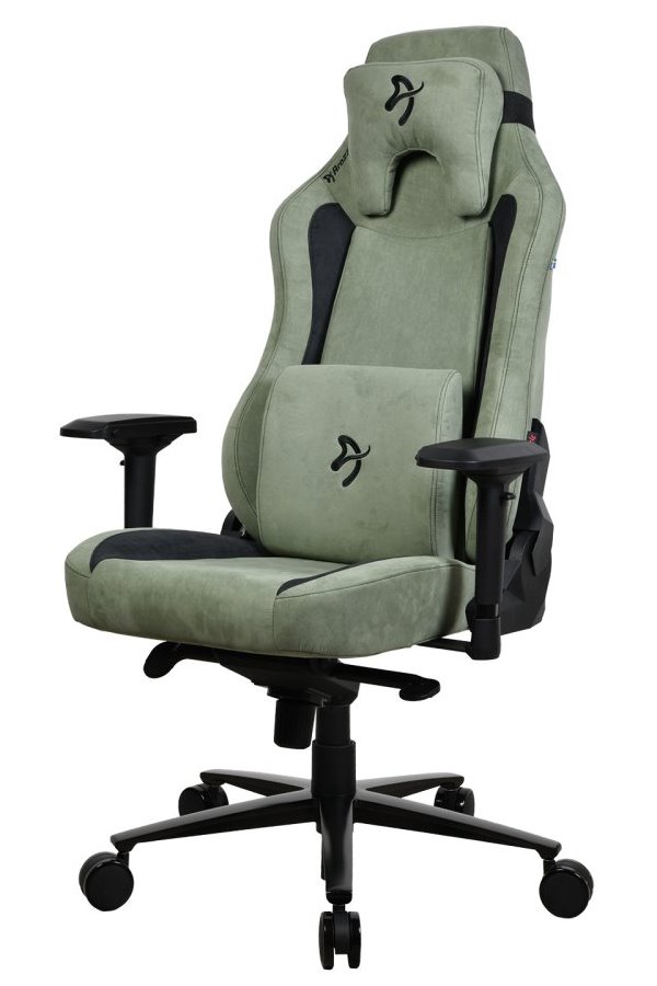 Arozzi herní židle VERNAZZA Supersoft Forest, látkový povrch/ lesní zelená VERNAZZA-SPSF-FST