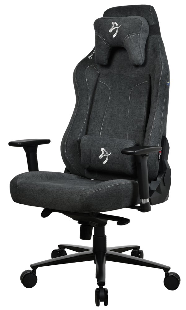 Arozzi herní židle VERNAZZA XL SoftFabric Dark Grey, látkový povrch/ tmavě šedá VERNAZZA-XL-SFB-DG