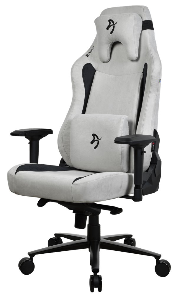 Arozzi herní židle VERNAZZA XL Supersoft Light Grey, látkový povrch/ světle šedá VERNAZZA-XL-SPSF-LG