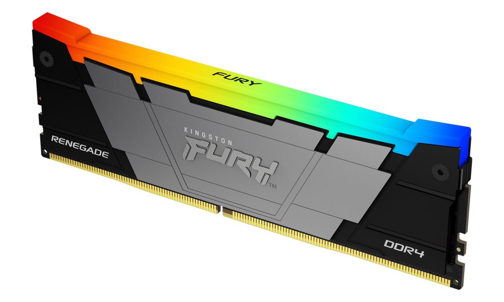 Kingston FURY Renegade RGB 16GB, DDR4 3600MT/s/ CL16/ DIMM/ Black KF436C16RB12A/16