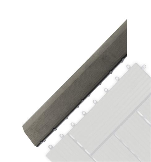 G21 Přechodová lišta Incana pro WPC dlaždice, 38,5 x 7,5 cm rohová (levá) PRL3LL