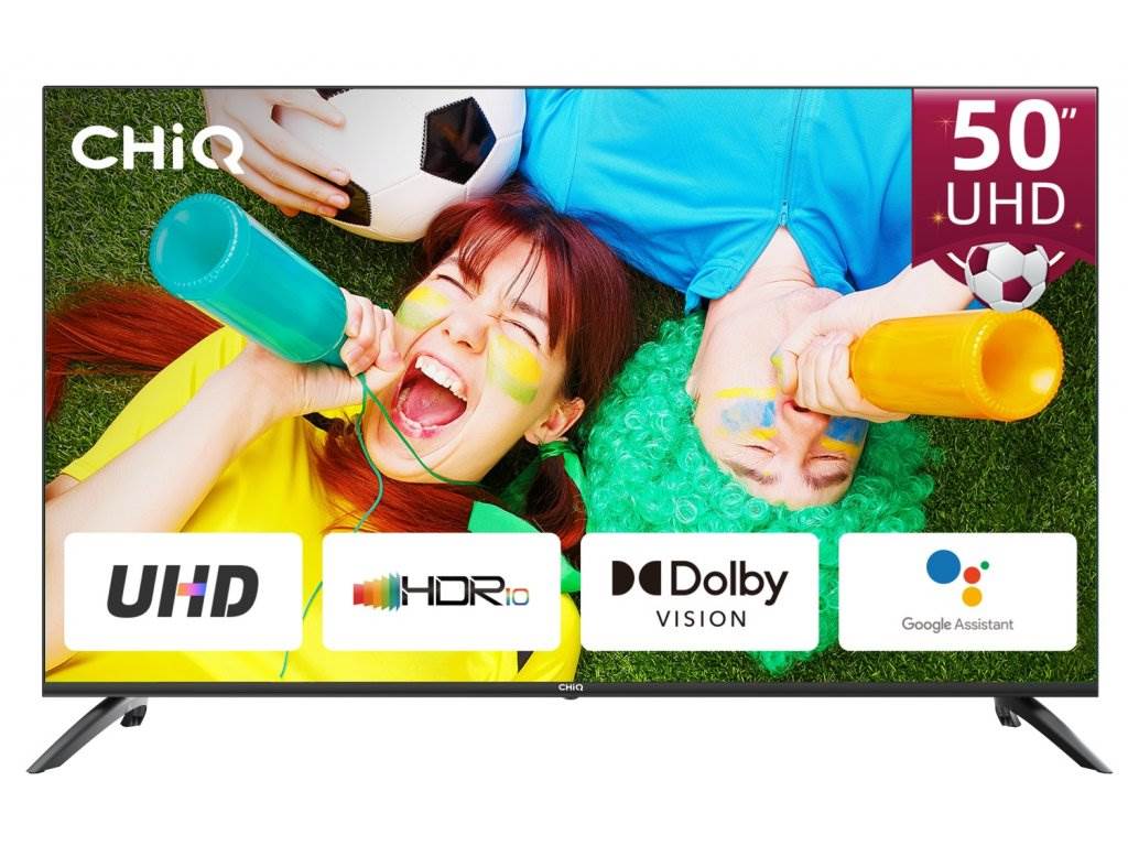 Chiq U50G7LX TV 50'', UHD, smart, Android 11, Dolby Vision, Frameless