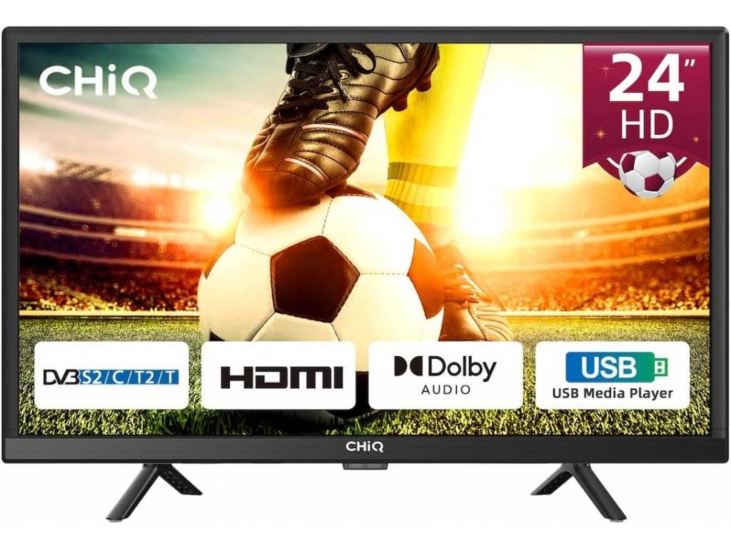 Chiq L24G5W TV 24'', HD, klasická TV, ne-smart, Dolby Audio