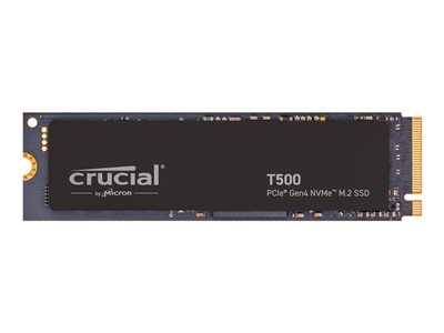 Crucial T500 1TB, PCIe Gen4 M.2 2280SS SSD heatsink CT1000T500SSD5